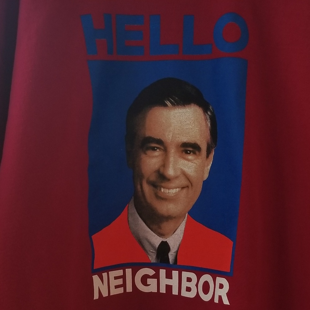 Mr Rogers Hello Neighbor sweatshirt - Picture 4 of 5